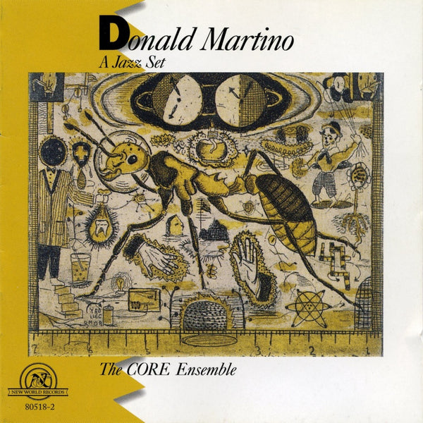 【JAZZ】THE PROFFESIONALS レコード Donald Martino: A Jazz Set – New World Records