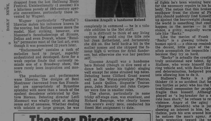New World in the Daily News, 1976