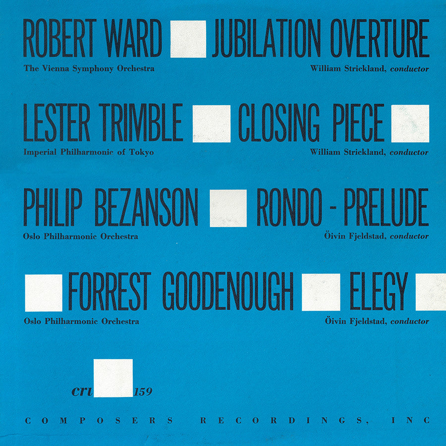 Ward, Trimble, Bezanson & Goodenough: Orchestral Works