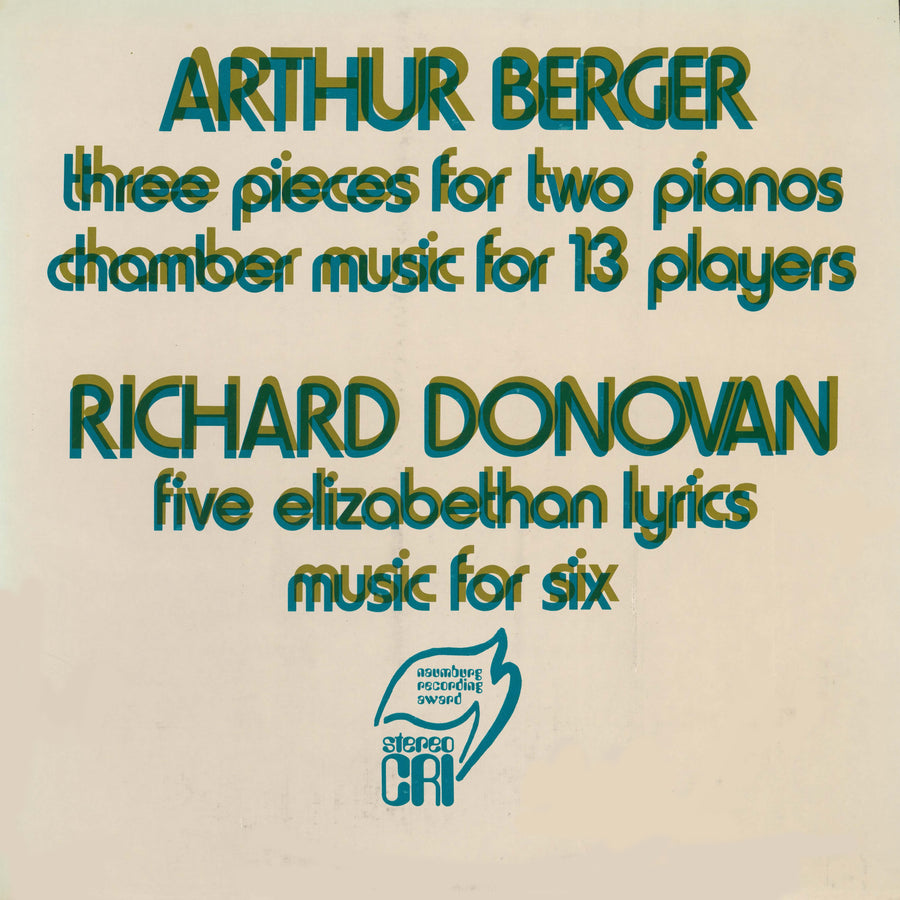 Arthur Berger & Richard Donovan: Chamber Works