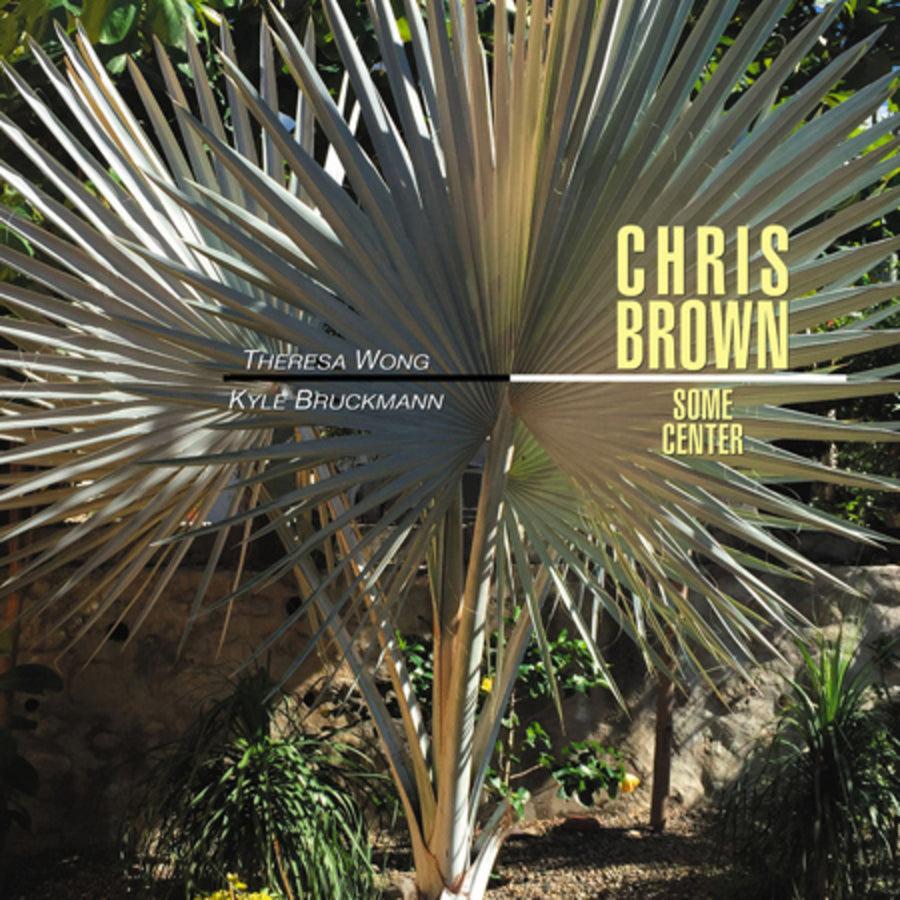 Album cover featuring a cactus-shaped sculpture with the text 'Chris Brown Some Center' along with the names 'Theresa Wong' and 'Kyle Bruckmann'.
