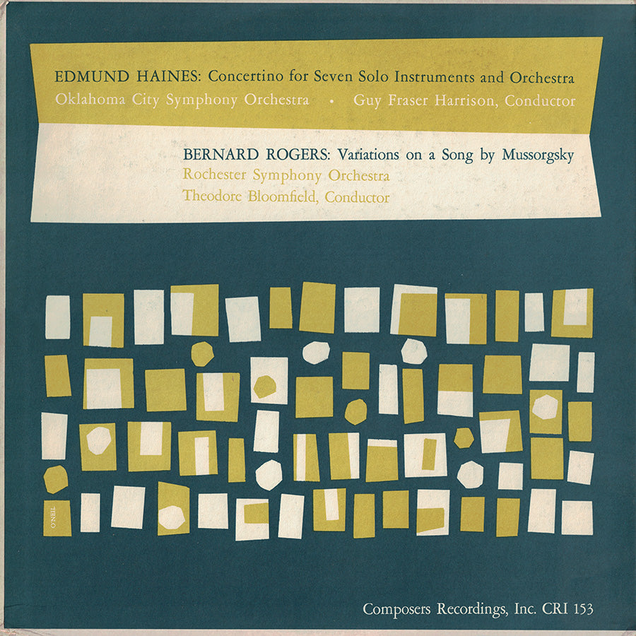 Edmund Haines: Concertino/Bernard Rogers: Variations