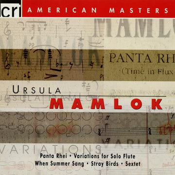 Ursula Mamlok: Chamber Works