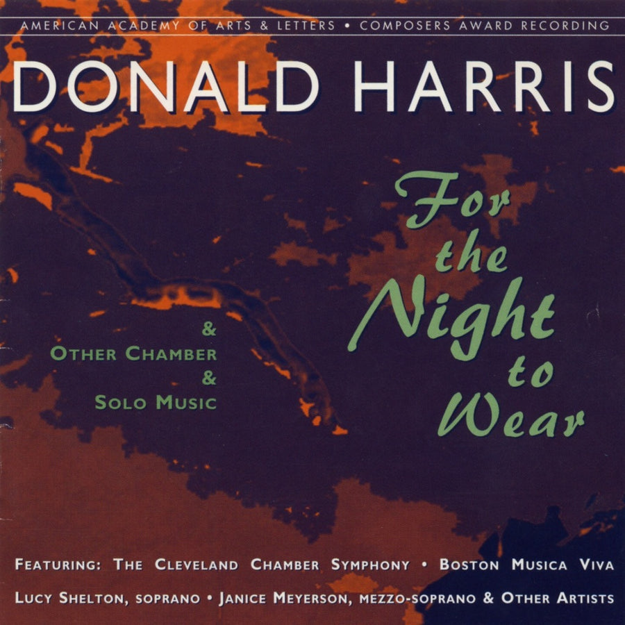 Donald Harris: For the Night to Wear