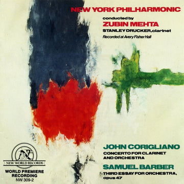 Samuel Barber: Third Essay/John Corigliano: Clarinet Concerto