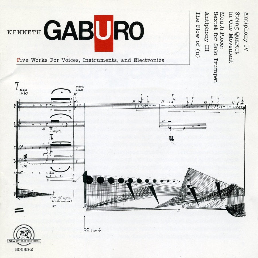 Kenneth Gaburo: Five Works for Voices, Instruments and Electronics