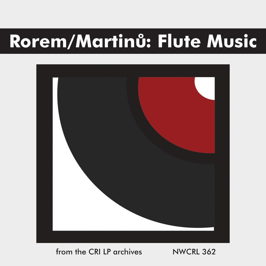 Rorem / Martinu: Flute Music