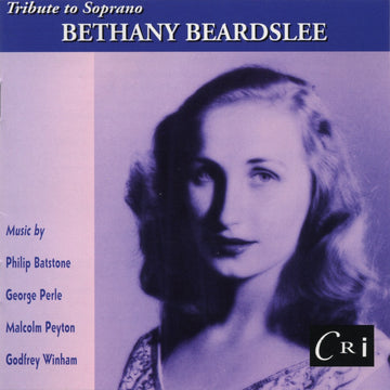 Tribute to Soprano Bethany Beardslee
