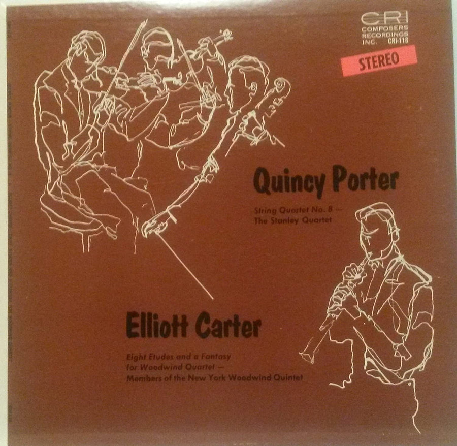 Porter: Quartet No. 8; Carter: Eight Etudes and a Fantasy